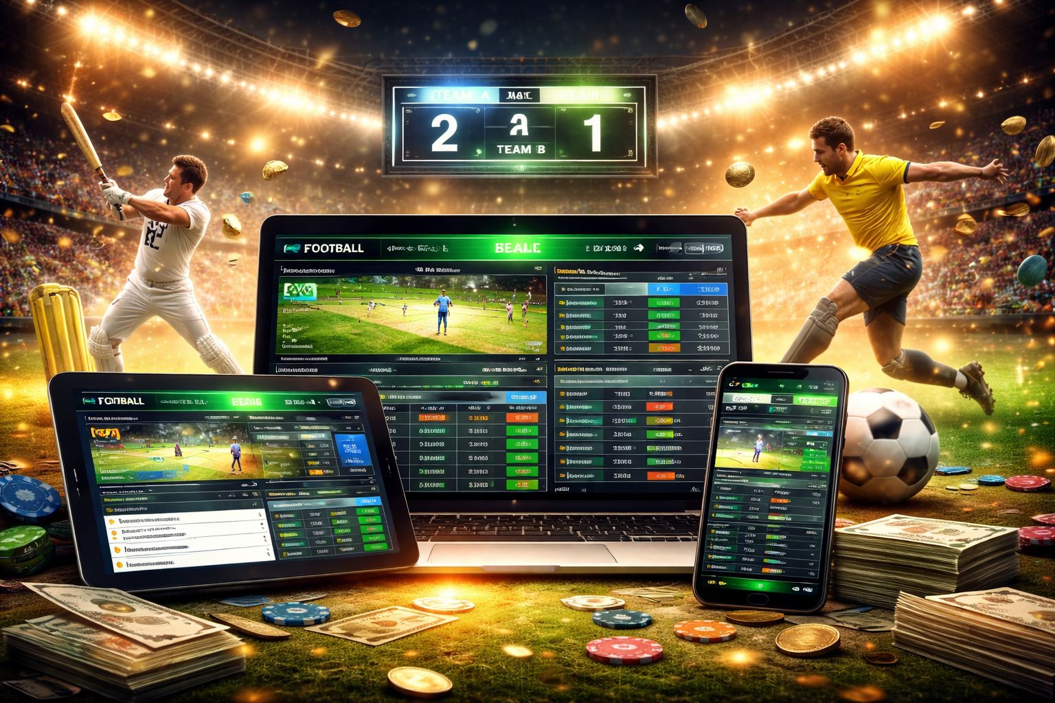 Football, Cricket And Popular Events Ready For Every Bet