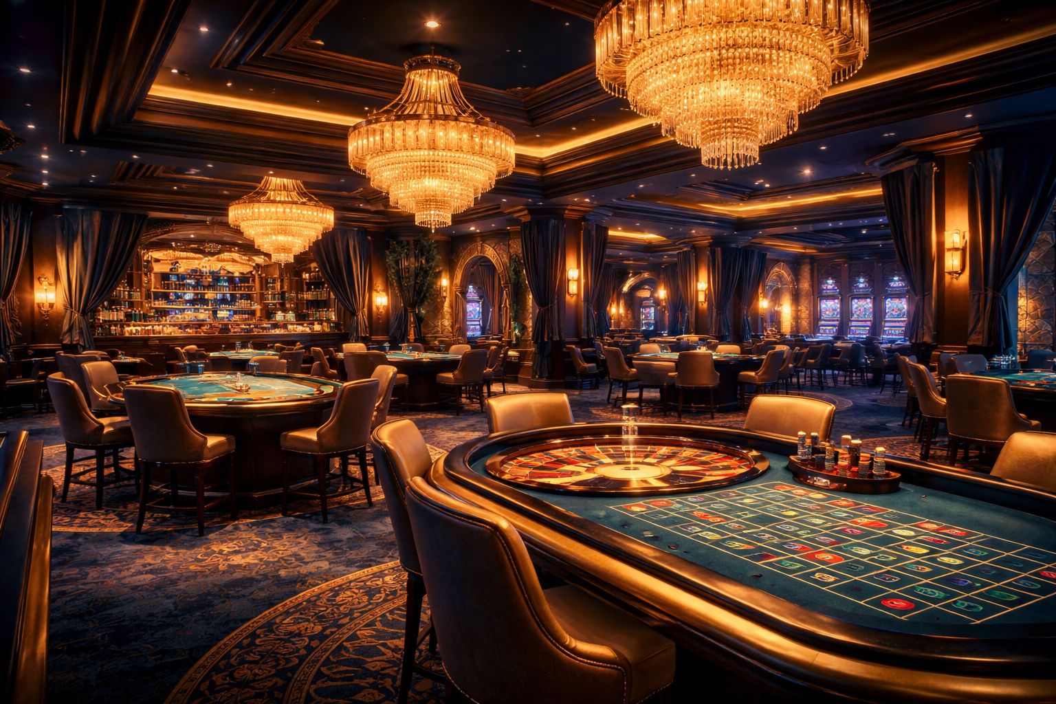 35DB Casino Lobby With Live Tables And Broad Game Variety